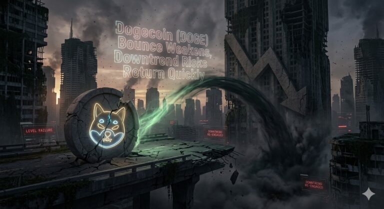 Отскок Dogecoin (DOGE) ослабевает, риски нисходящего тренда быстро возвращаются