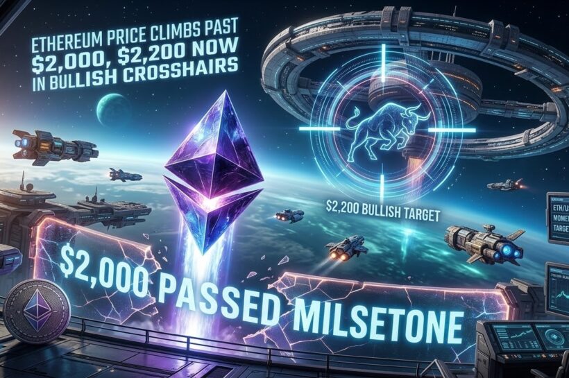 Цена Ethereum превысила $2000, $2200 теперь находится под бычьим прицелом