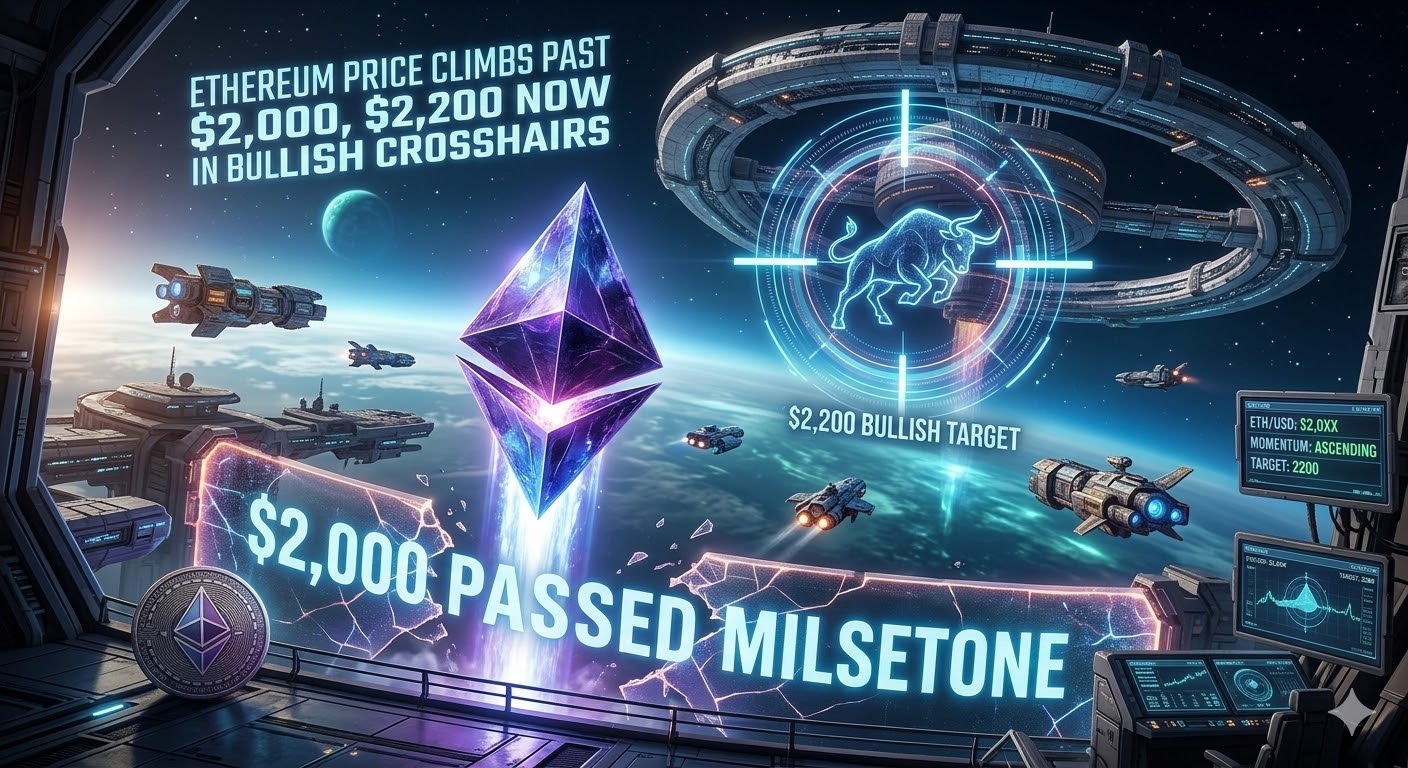 Цена Ethereum превысила $2000, $2200 теперь находится под бычьим прицелом