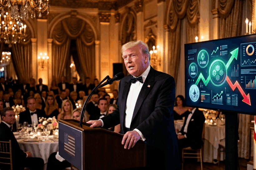 Только киты Memecoin: эксклюзивный ужин Трампа в $TRUMP подпитывает митинг – но как долго?