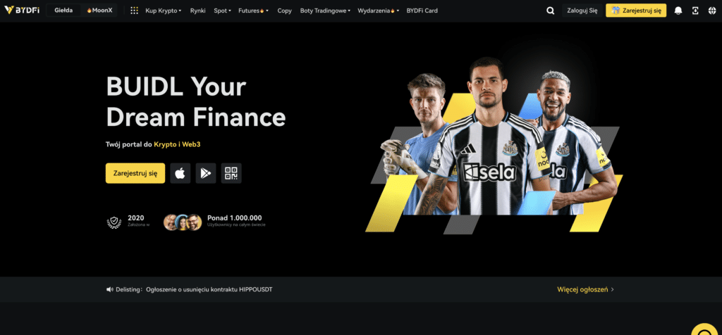 Домашняя страница BYDFi