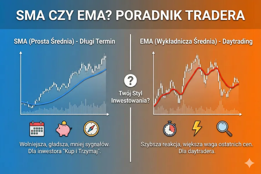 SMA vs EMA – различия в скользящих средних