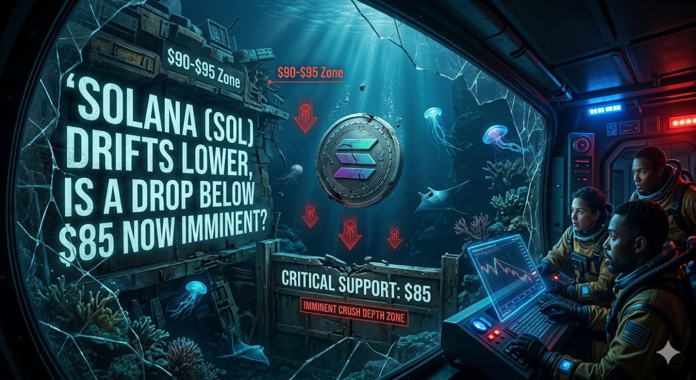 Солана (SOL) опускается ниже, неизбежно ли падение ниже $85?