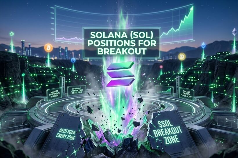 Solana (SOL) позиционирует себя для прорыва, поскольку настроения рынка становятся бычьими