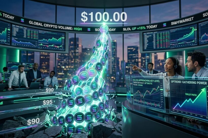 Ралли Соланы (SOL) растет, трейдеры наблюдают за критическим тестом в 100 долларов