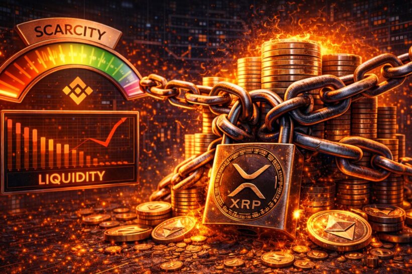 Предложение XRP на Binance сокращается, поскольку индекс дефицита сигнализирует об ограниченной ликвидности