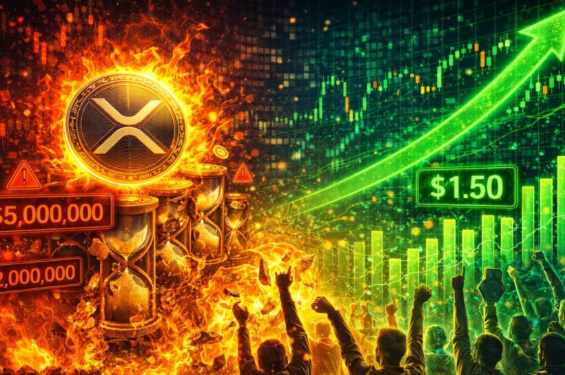 Ликвидация XRP ускоряется после прорыва $1,50: разворачивается короткое сжатие