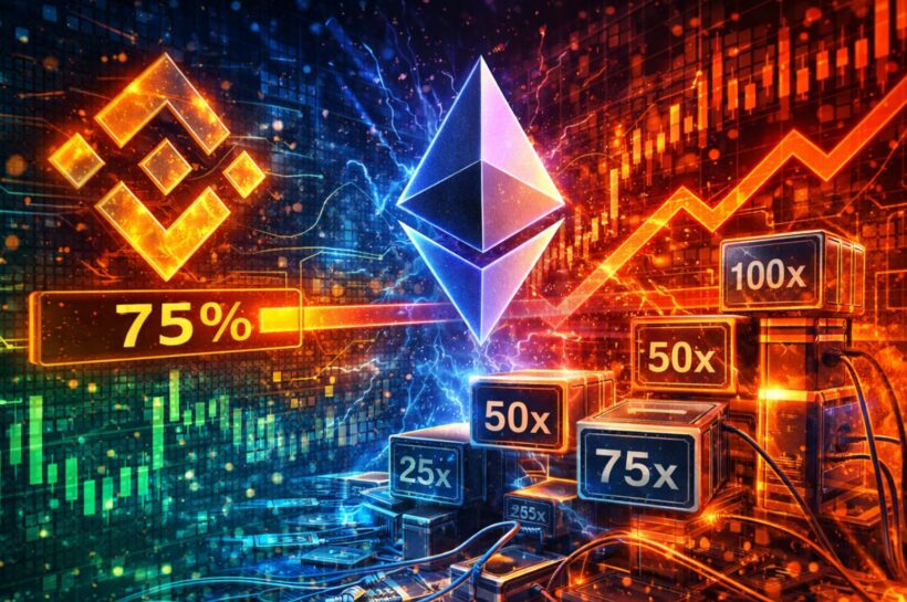 Ethereum переходит в режим высокого кредитного плеча, поскольку риск Binance превышает 75%