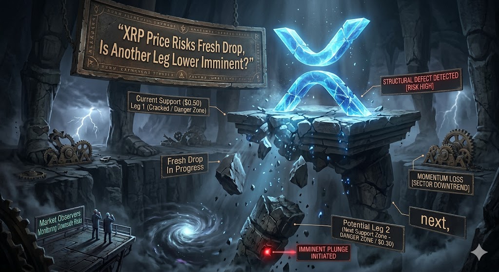 Цена XRP рискует очередным падением, неизбежен ли еще один шаг вниз?