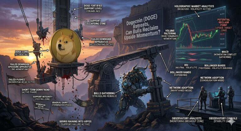 Dogecoin (DOGE) отступает, могут ли быки восстановить импульс роста?