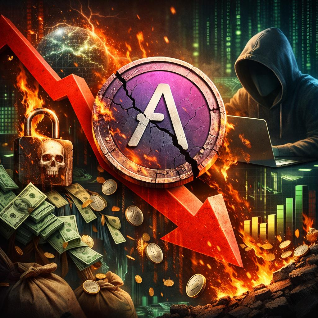 Цена AAVE упала на 26%: чистый отток $9 млрд связан со взломом Kelp DAO