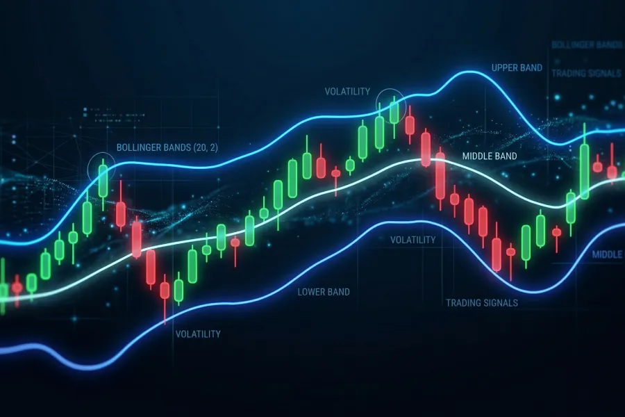 Полосы Боллинджера – как использовать сжатие для прогнозирования скачков цен?